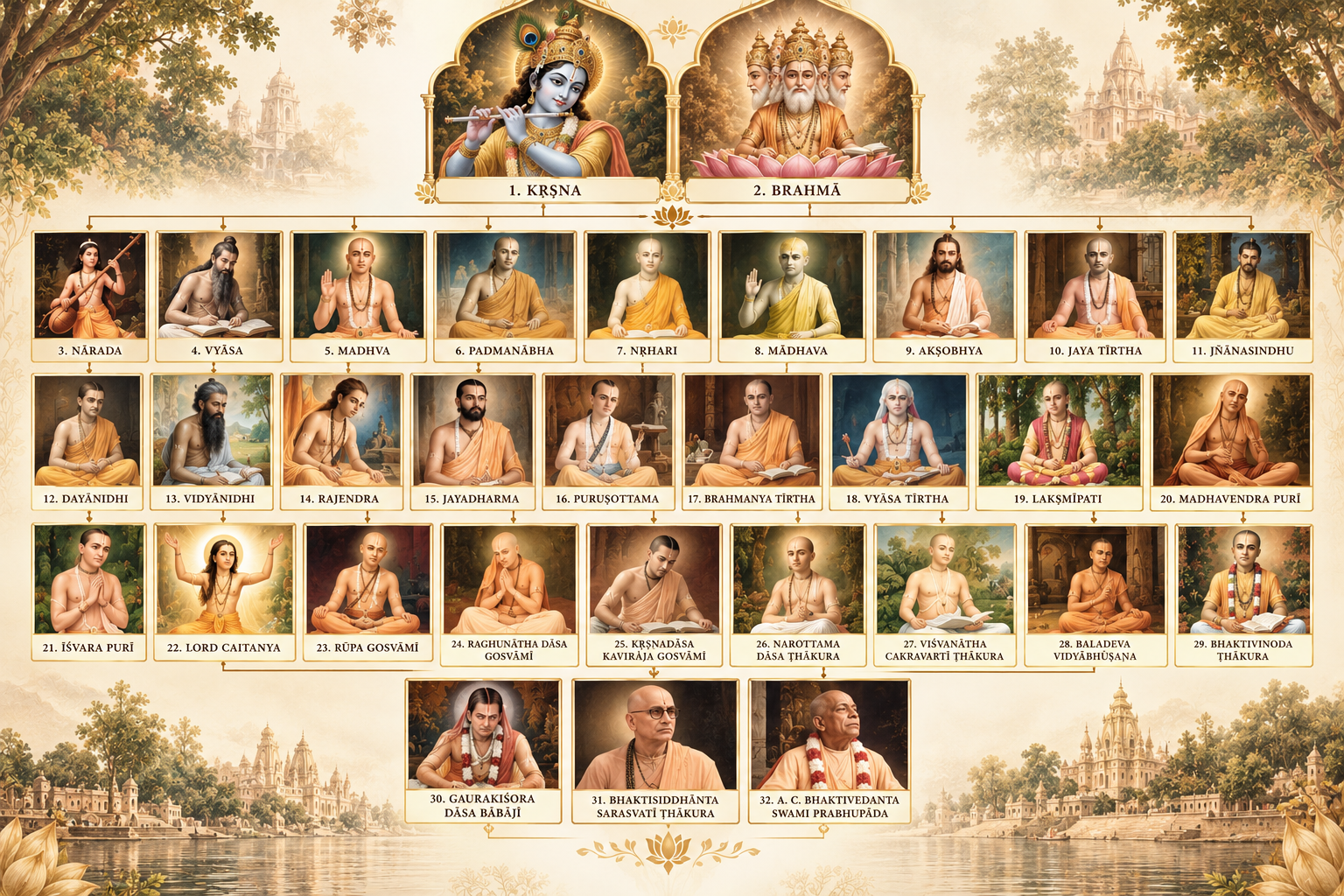 Brahma Madhva Gaudiya Guru Parampara