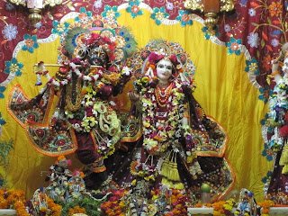Sri Sri Radha Syamasundara at the Krishna Balarama temple