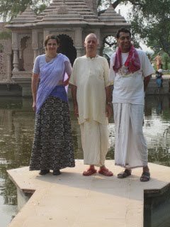 At Vrindakunda