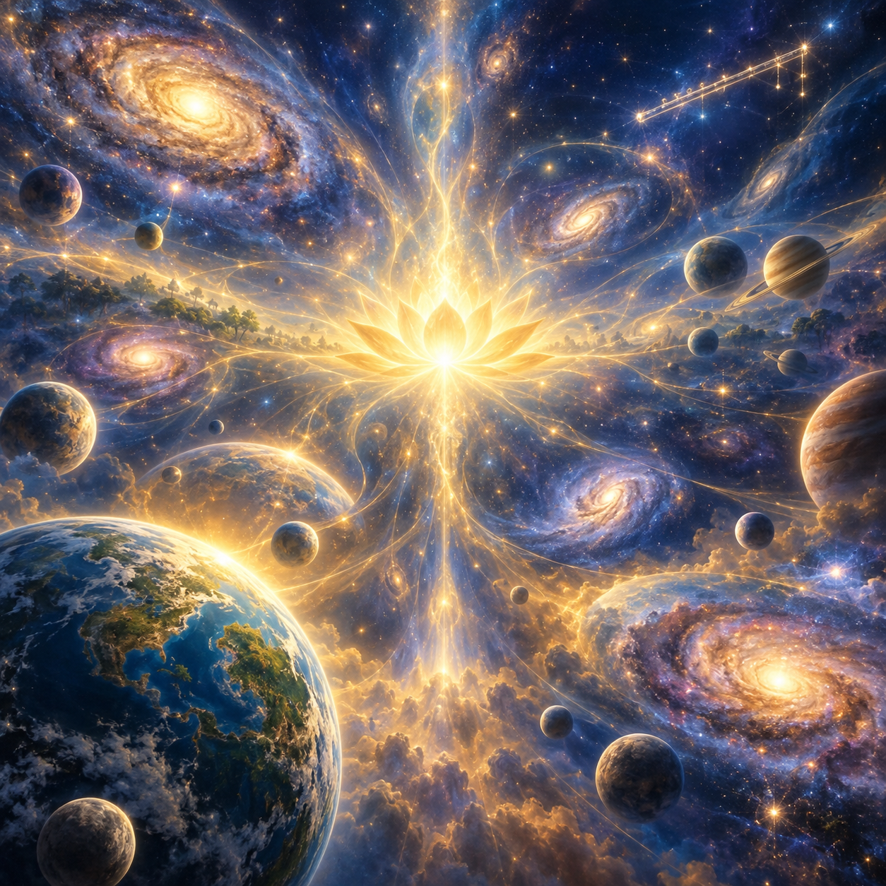 Krishna’s presence sustaining the universe — Bhagavad Gita 9.4